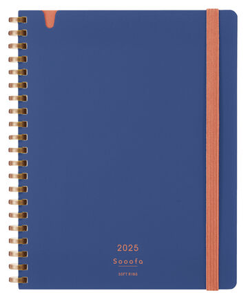 Sooofa Softring Diary B6 Size Navy,Navy, small image number 0