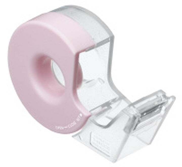 Karucut handy Tape cutter For masking tape 27 x 91 x 60mm Light Pink,Light Pink, medium