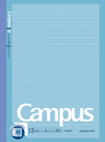 Campus notebook Notebook B5 Blue 6mm rule 30 Sheets,, small image number 0