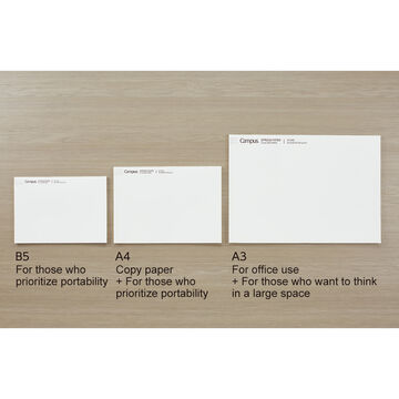 Campus Report pad A4 White 5mm grid rule 50 sheets,clear, small image number 13