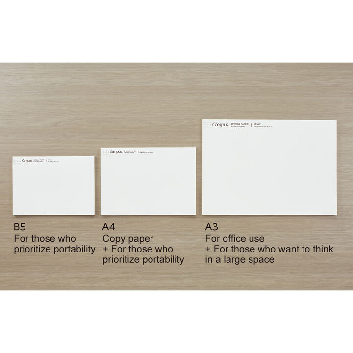 Campus Report pad A4 White 5mm grid rule 50 sheets,clear, medium image number 13