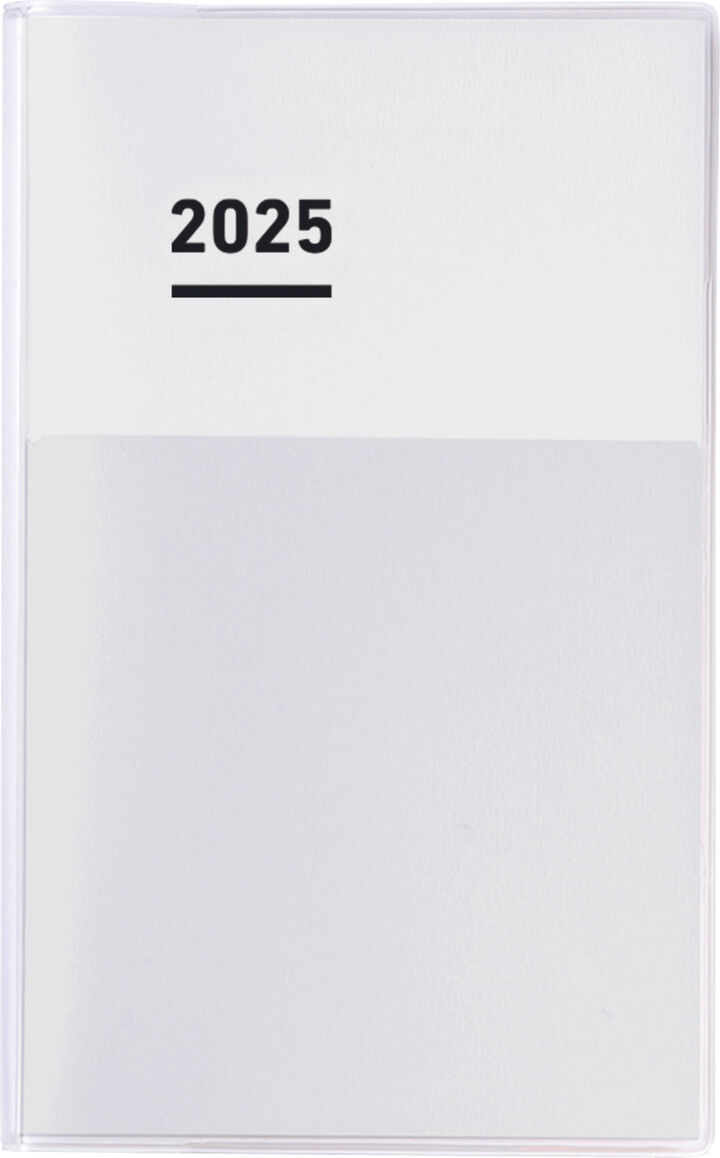 JIBUN TECHO mini 2025 Diary White,White, medium image number 0