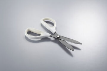 SAXA Scissors x Fluorine and Non-stick blade x White,Transparent, small image number 3