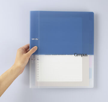 Campus Easy binding of prints 2 Hole Binder notebook A4 Blue,Blue, small image number 13