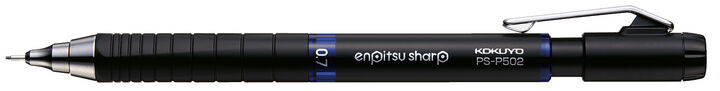 Enpitsu sharp mechanical pencil TypeM 0.7mm  Metal Grip,Blue, medium