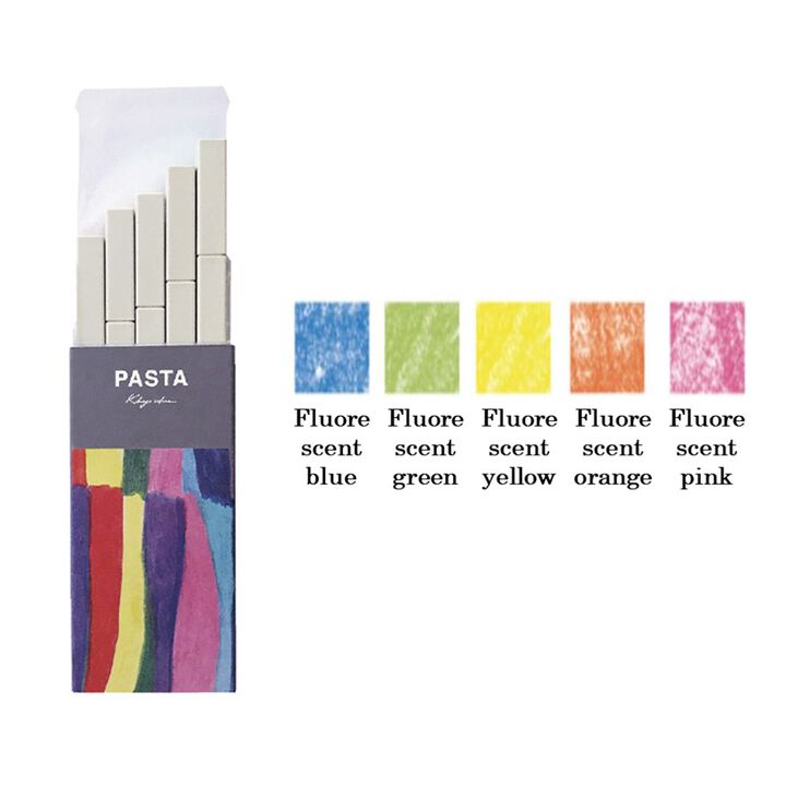 Pasta Marker pen set of 5 Fluorescent colors,Mixed, medium