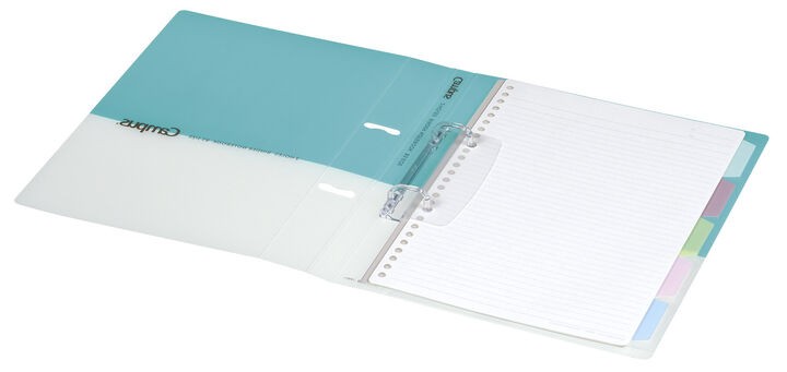 Campus Easy binding of prints 2 Hole Binder notebook B5 Light Blue,Light Blue, medium image number 2