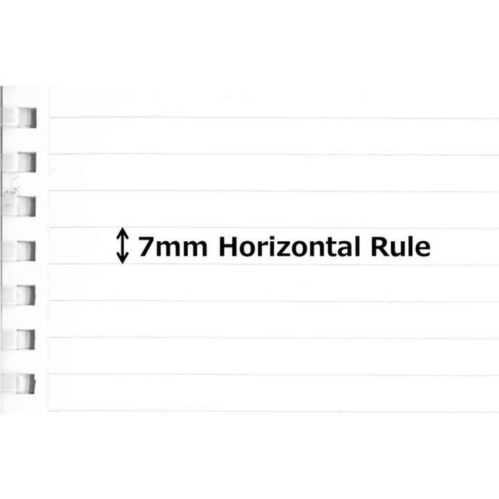Filler Notebook A5 7mm Horizontal rule (with margin rule),Navy, medium image number 1
