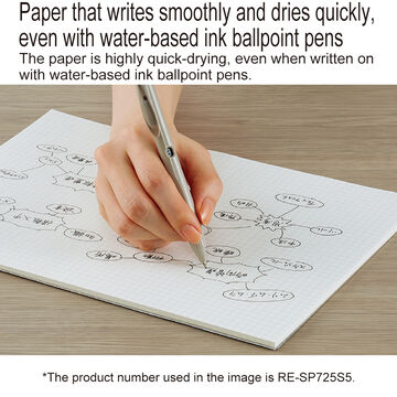 Campus Report pad A3 White 5mm grid rule 50 sheets,Transparent, small image number 5