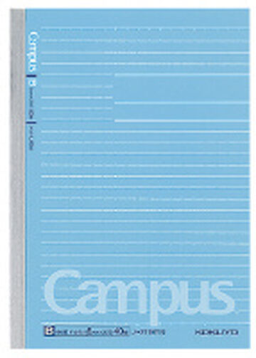 Campus notebook Notebook B6 Blue 6mm rule 40 Sheets,Blue, small image number 0