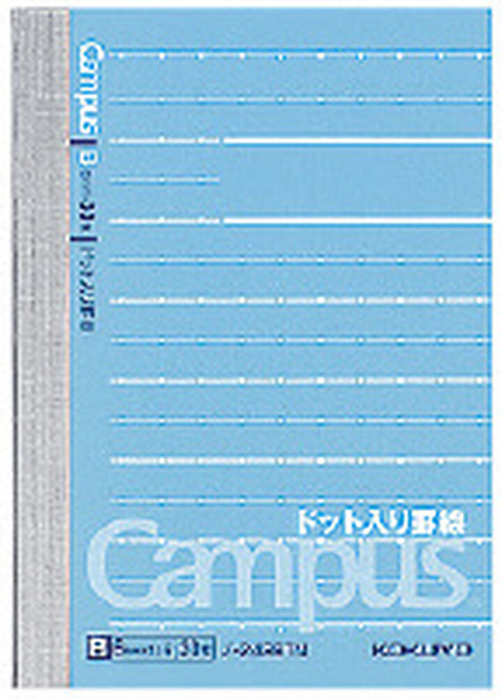 Campus notebook Notebook A7 Blue 6mm rule 30 Sheets,Blue, medium
