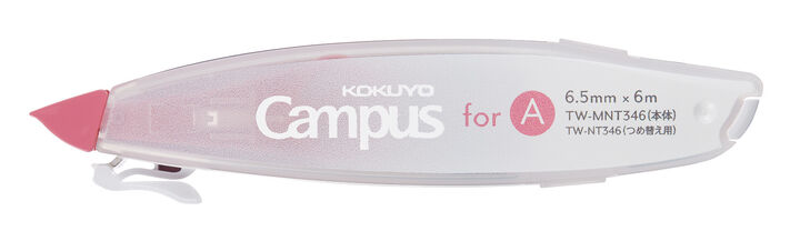 Campus Pen type Refillable Body Correction tape 6.5mm x 6m,Red, medium image number 1