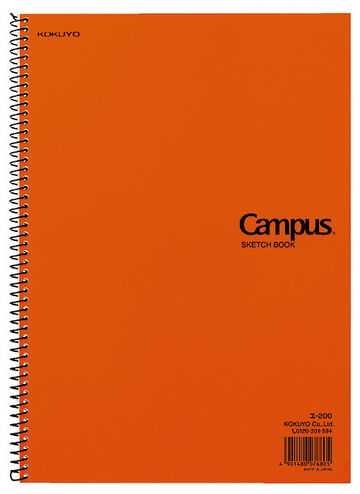 Campus Sketchbook B5 Orange 22 sheets,, small image number 0