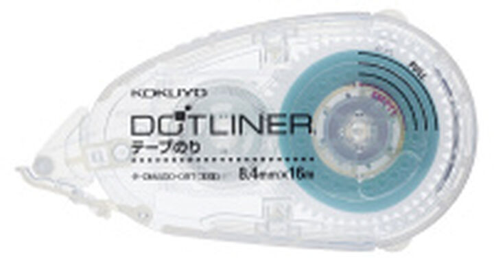 Dotliner Tape Glue Body Refill type Strong adhesive 8.4mm x 16m Transparent,Transparent, medium