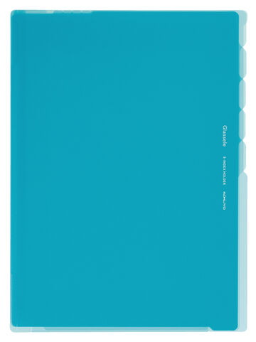 Glassele 5 Index Holder A4 Vertical Size Light Blue,Blue Green, small image number 0