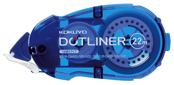 Dotliner Tape Glue Refill tape 8.4mm x 22m Blue,Blue, medium