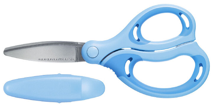 Scissors Aerofit Saxa for Kids right handed,Blue, medium image number 0