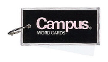 Campus Flash card Cover with attached sheet 38 x 85 mm Black 60 sheets,, small image number 0