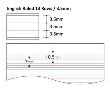 Campus notebook Smart campus B5 3.5mm English Ruled with 13 Rows 30 Sheets,Mixed, small image number 1