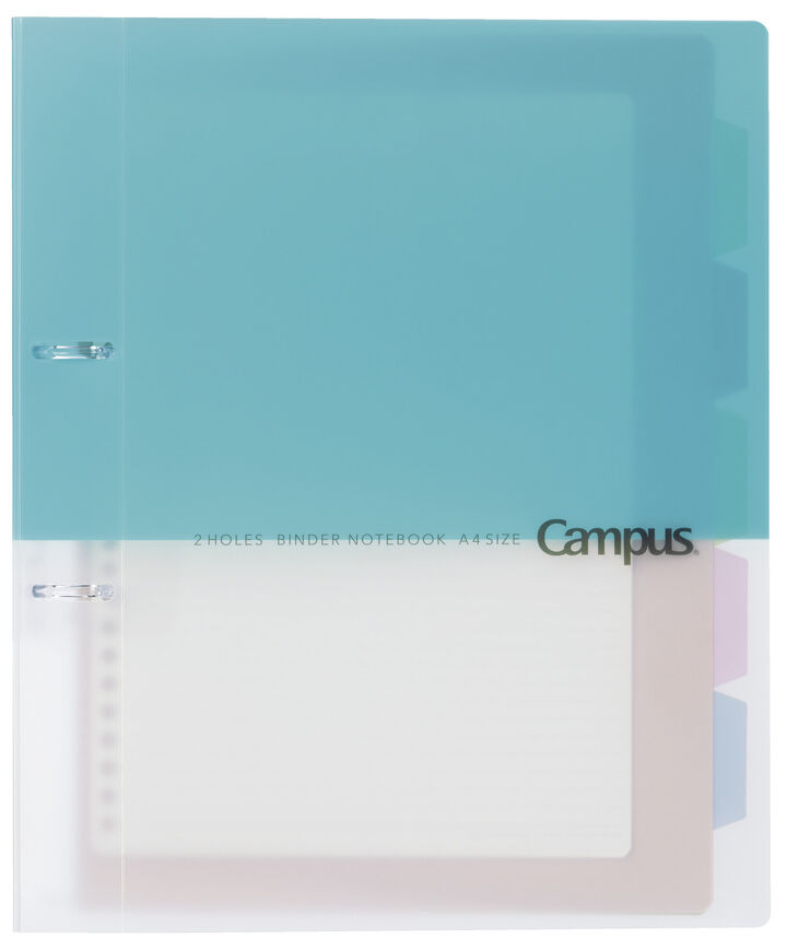 Campus Easy binding of prints 2 Hole Binder notebook A4 Light Blue,Light Blue, medium image number 0
