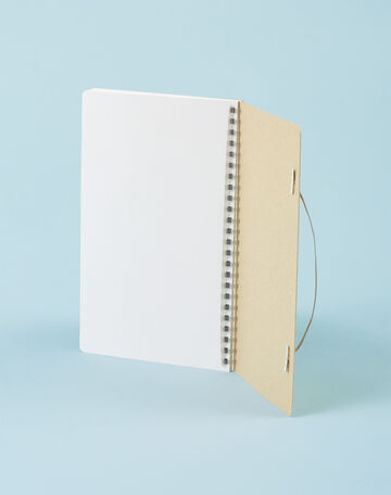 Soft ring Notebook Penott 5mm Grid line B6 70 Sheets White,White, small image number 7