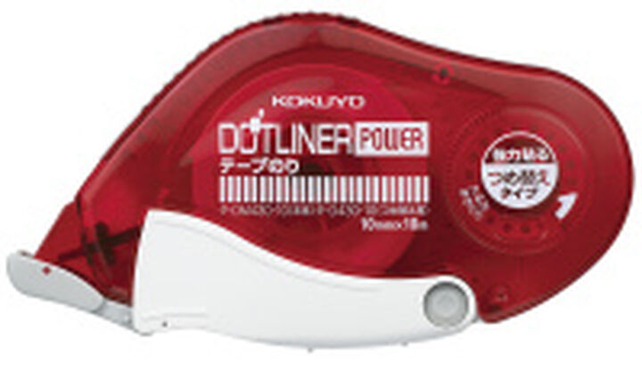 Dotliner Power Tape Glue Body Refill type Strong adhesive 10mm x 10m Red,Red, medium image number 0