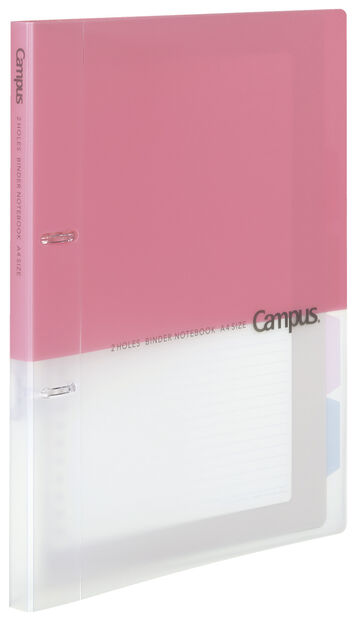 Campus Easy binding of prints 2 Hole Binder notebook A4 Pink,Pink, small image number 1