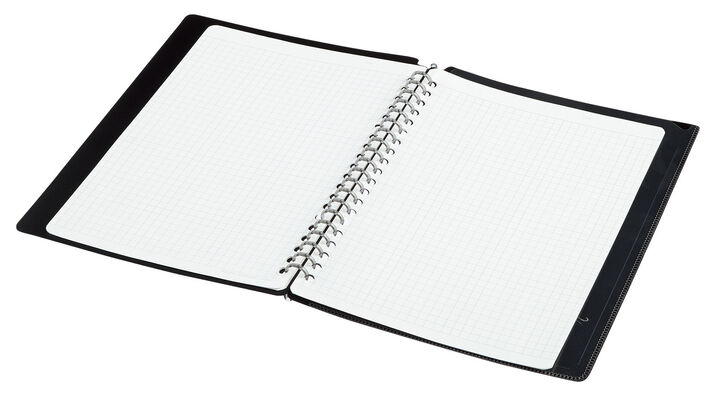 Campus Binder notebook 26 Hole A5 Black 5 sheets,Black, medium image number 6