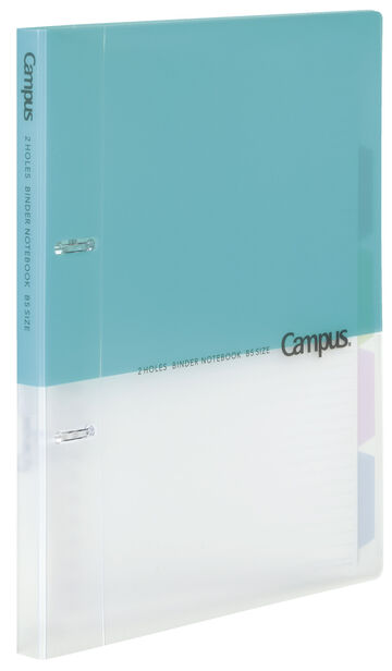 Campus Easy binding of prints 2 Hole Binder notebook B5 Light Blue,Light Blue, small image number 1