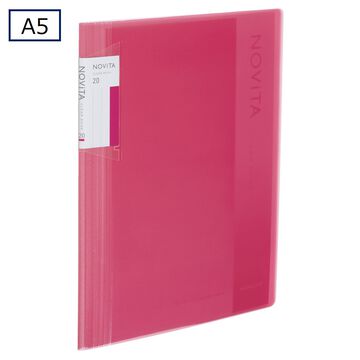 Clear book NOVITA A5 20 Sheets Pink,Pink, small image number 0